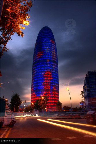 A street in Poblenou, Barcelona